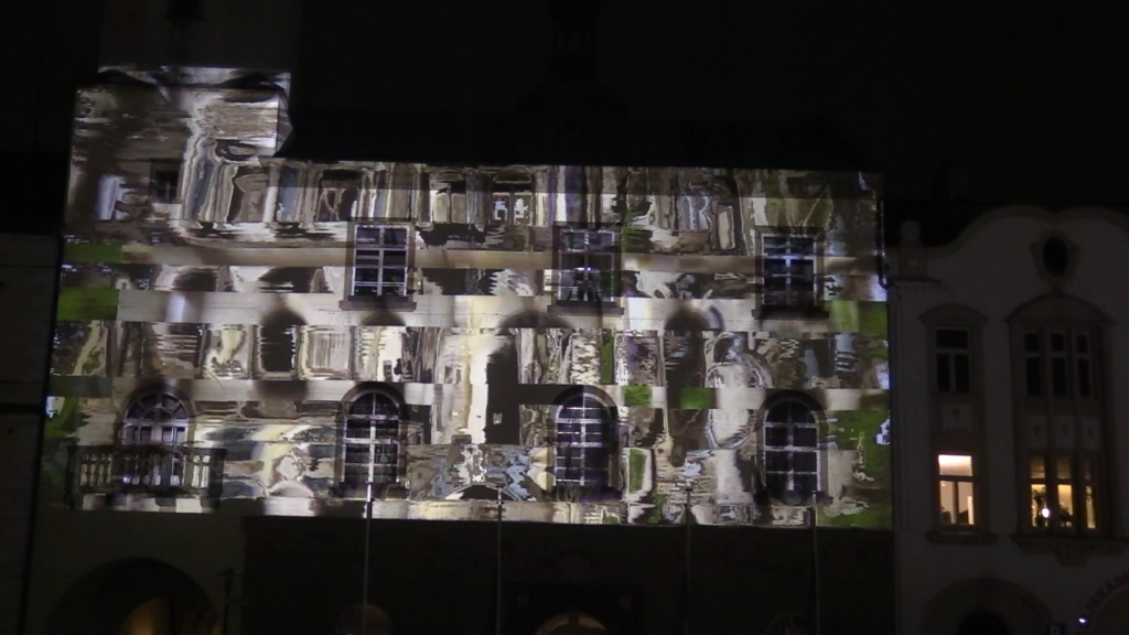 Videomapping Silvestr v Moravské Třebové 2024