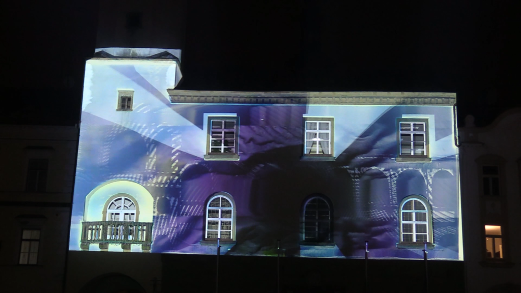 Videomapping Silvestr v Moravské Třebové 2024
